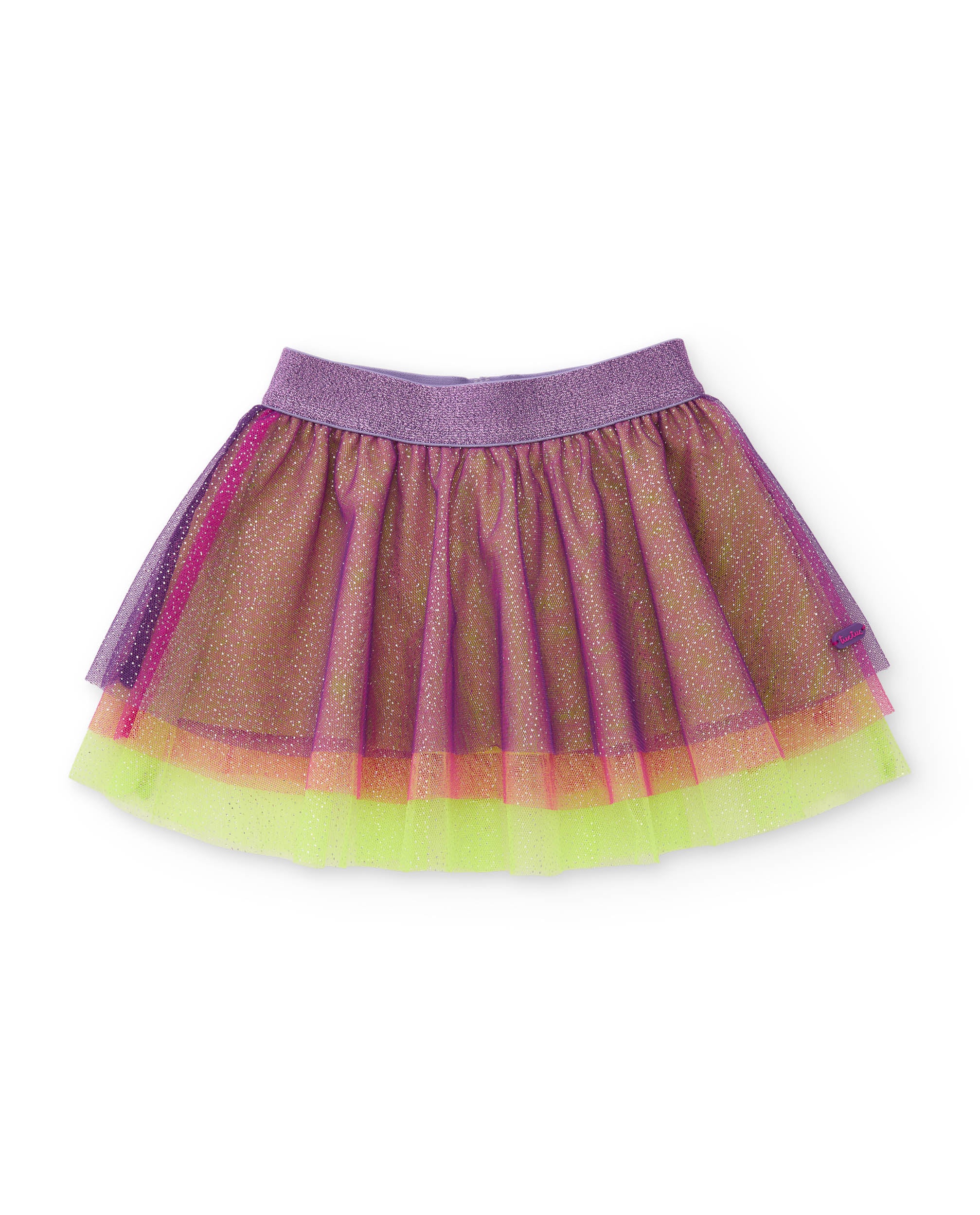 Tuc Tuc gonna bimba viola tulle multicolore