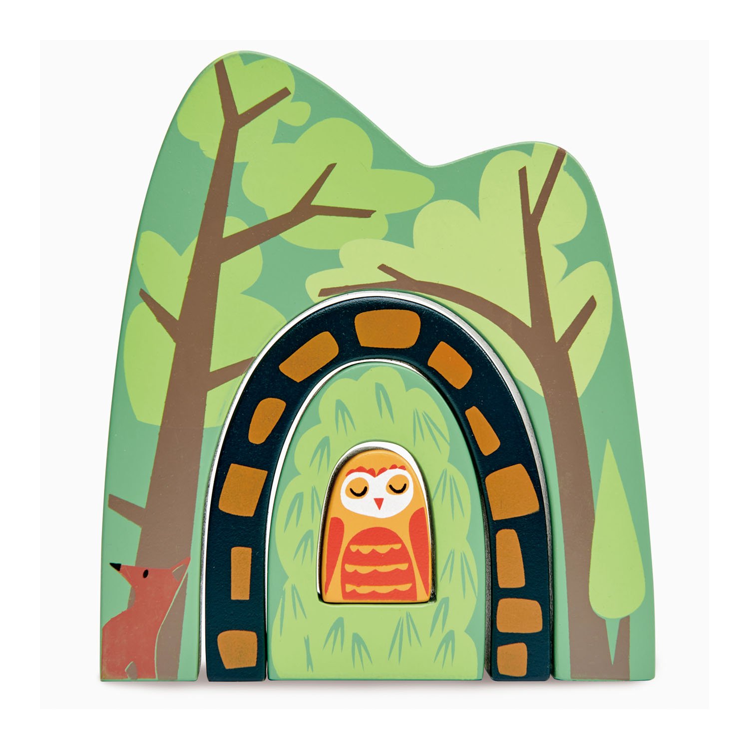 Tender Leaf Forest Tunnels set gioco legno 4 pezzi