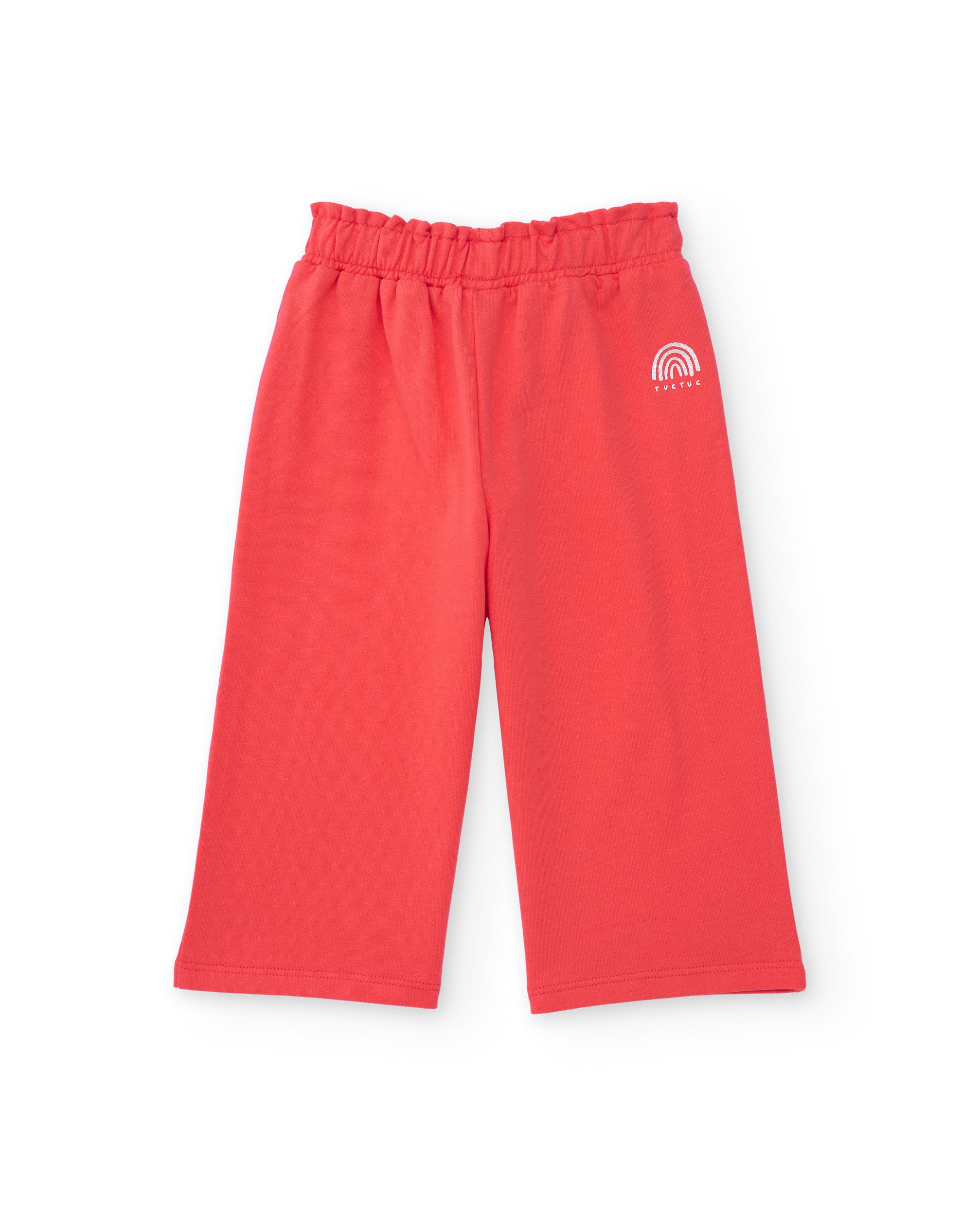 Tuc Tuc pantalone culotte bambina rosso gamba larga
