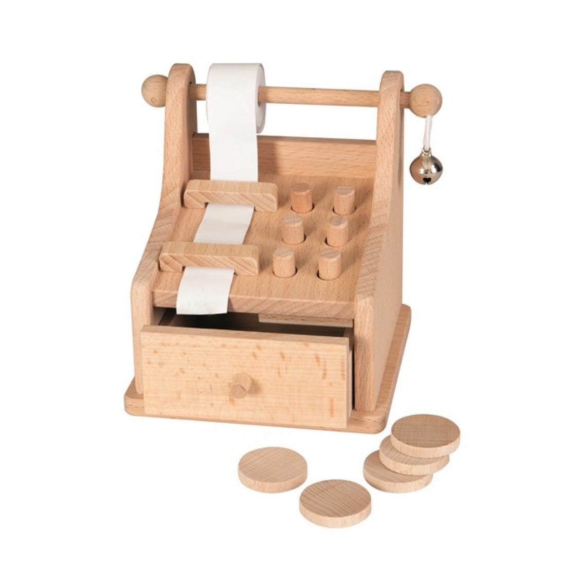 Egmont Toys Registratore di Cassa giocattolo legno 12 cm