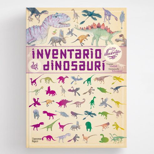 L'Ippocampo Inventario illustrato dei dinosauri libro cartonato