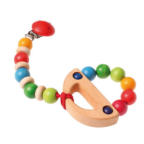 Grimm’s Arcobaleno anello dentizione legno 9 cm