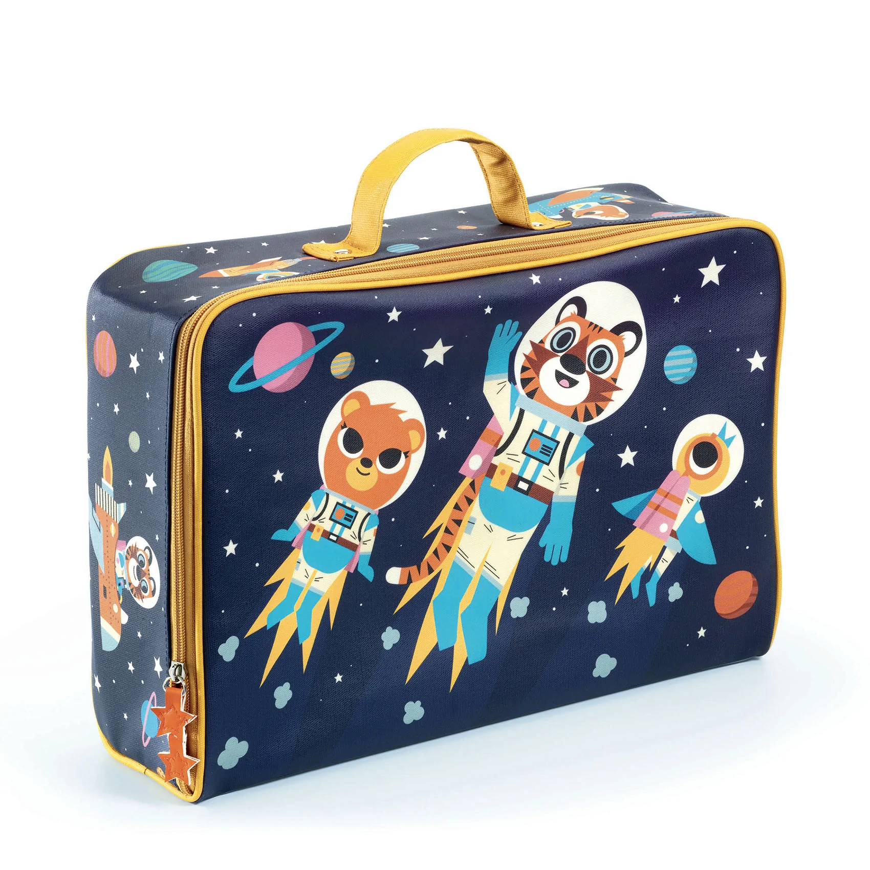 Djeco Space Bauletto Valigia Bambini Cotone 39 cm