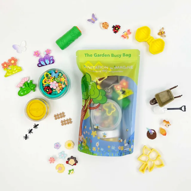 Invitation to Imagine Busy Bag Garden Kit Giardino Sensoriale