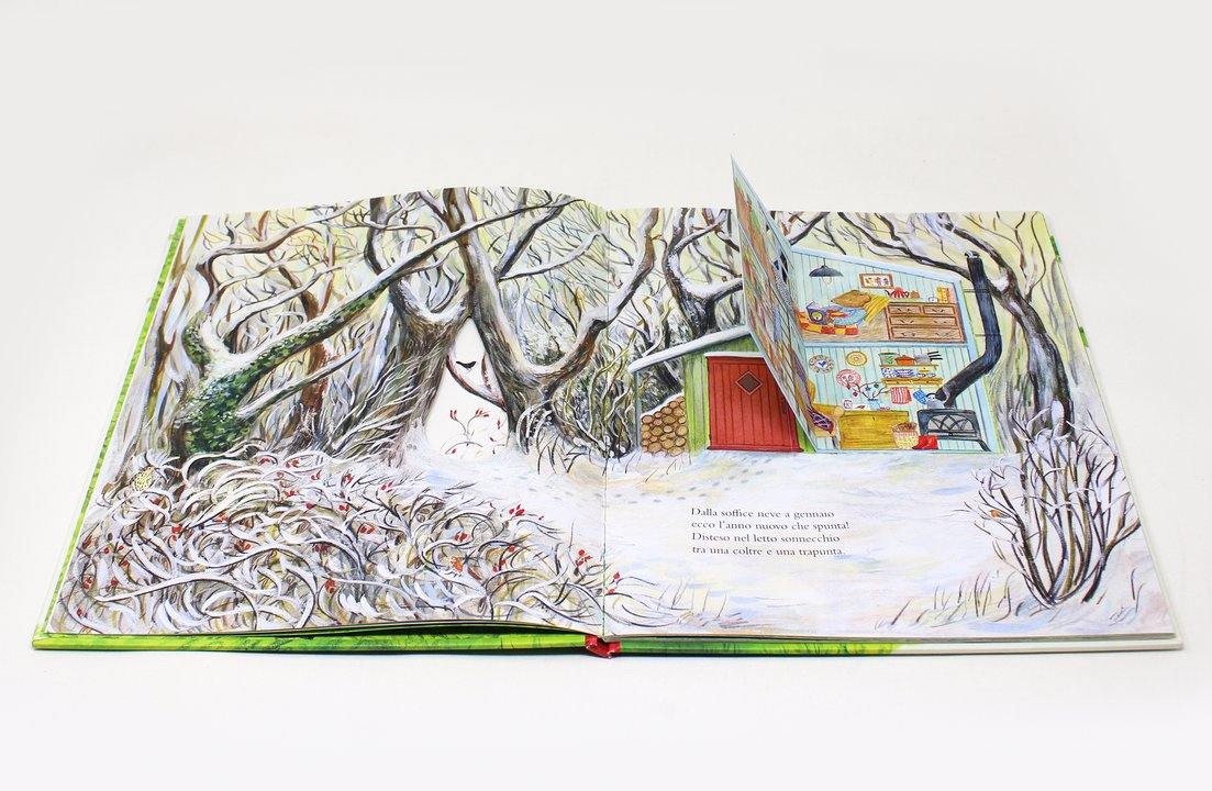 L'Ippocampo Bosco di Topino Libro con Finestrelle 3-6 Anni