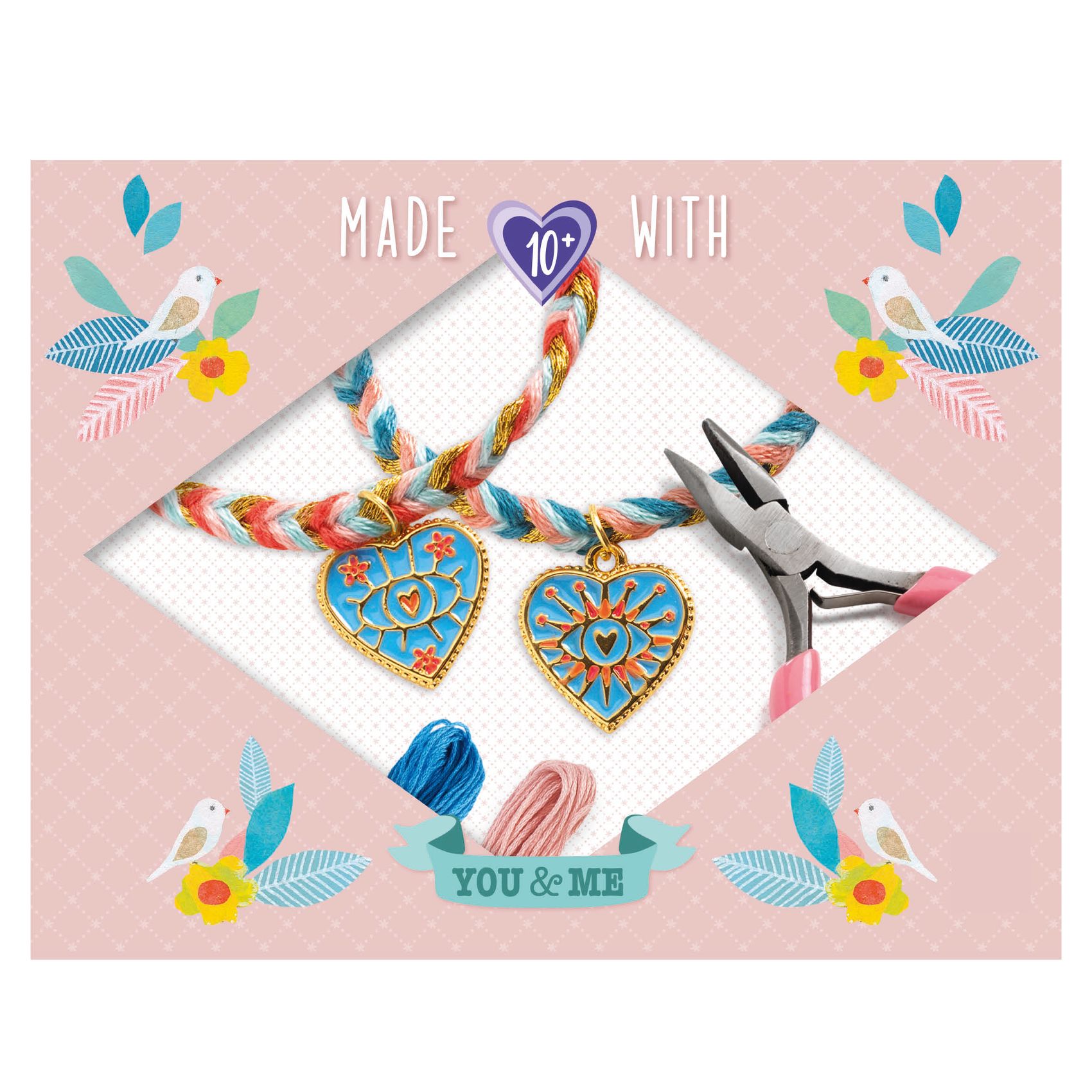 Djeco you&me FRIENDS mini kit braccialetti 2 pezzi
