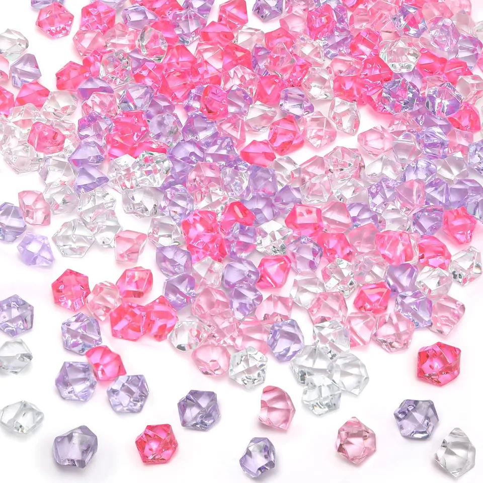 Set craft pietre preziose acrilico Love decorazioni 100 pezzi