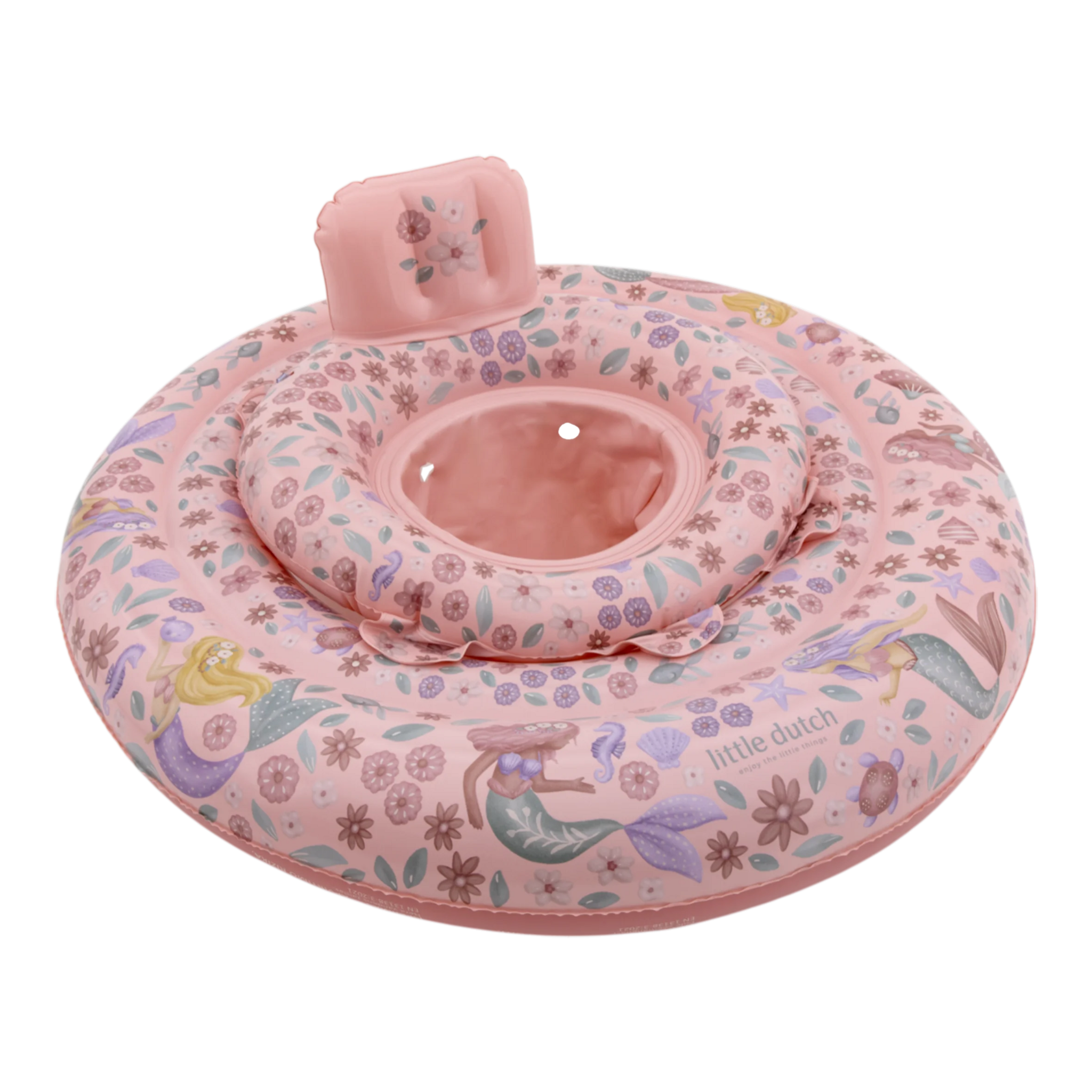 Little Dutch salvagente bebè sirene rosa 67 cm