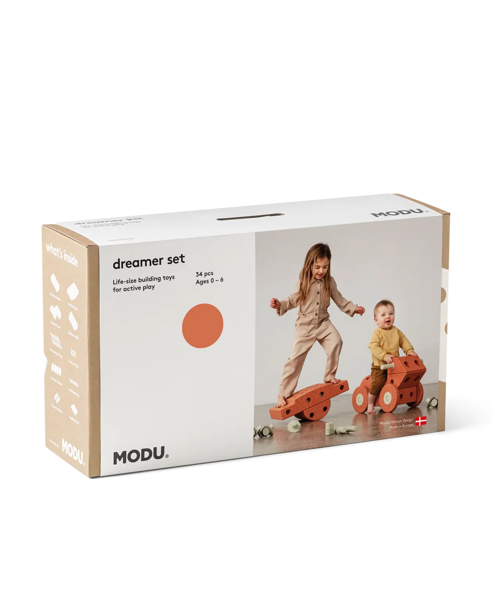 Modu Dreamer Set Orange-Green costruzioni 34 pezzi