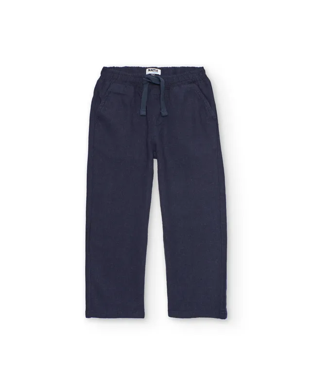Tuc Tuc pantalone bimbo blu con vita elastica