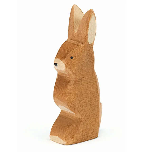 Ostheimer Coniglio Alzato figura in legno H 7,5 cm