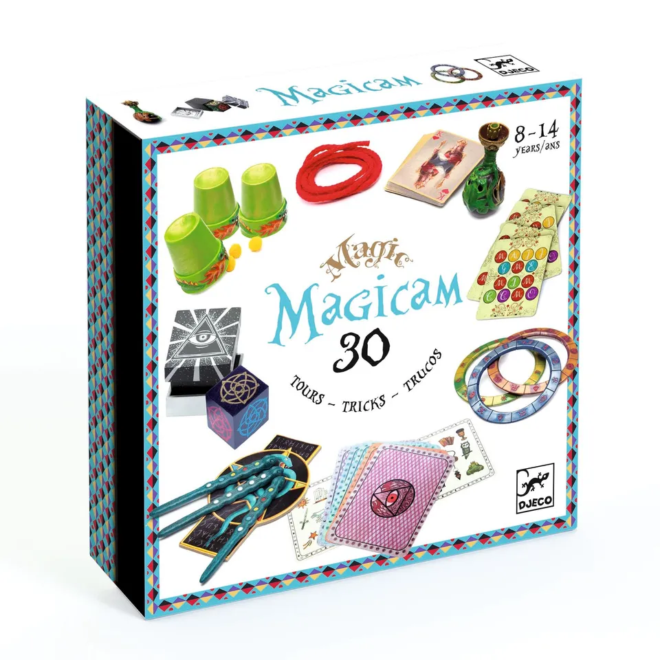 Djeco Magicam scatola magia 30 trucchi 8-14 anni