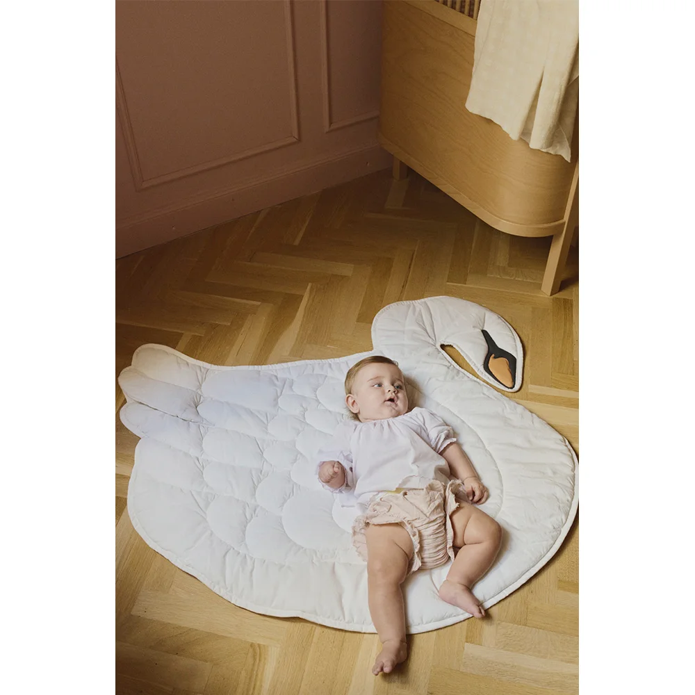 Lorena Canals Swan tappeto gioco cotone 110 cm