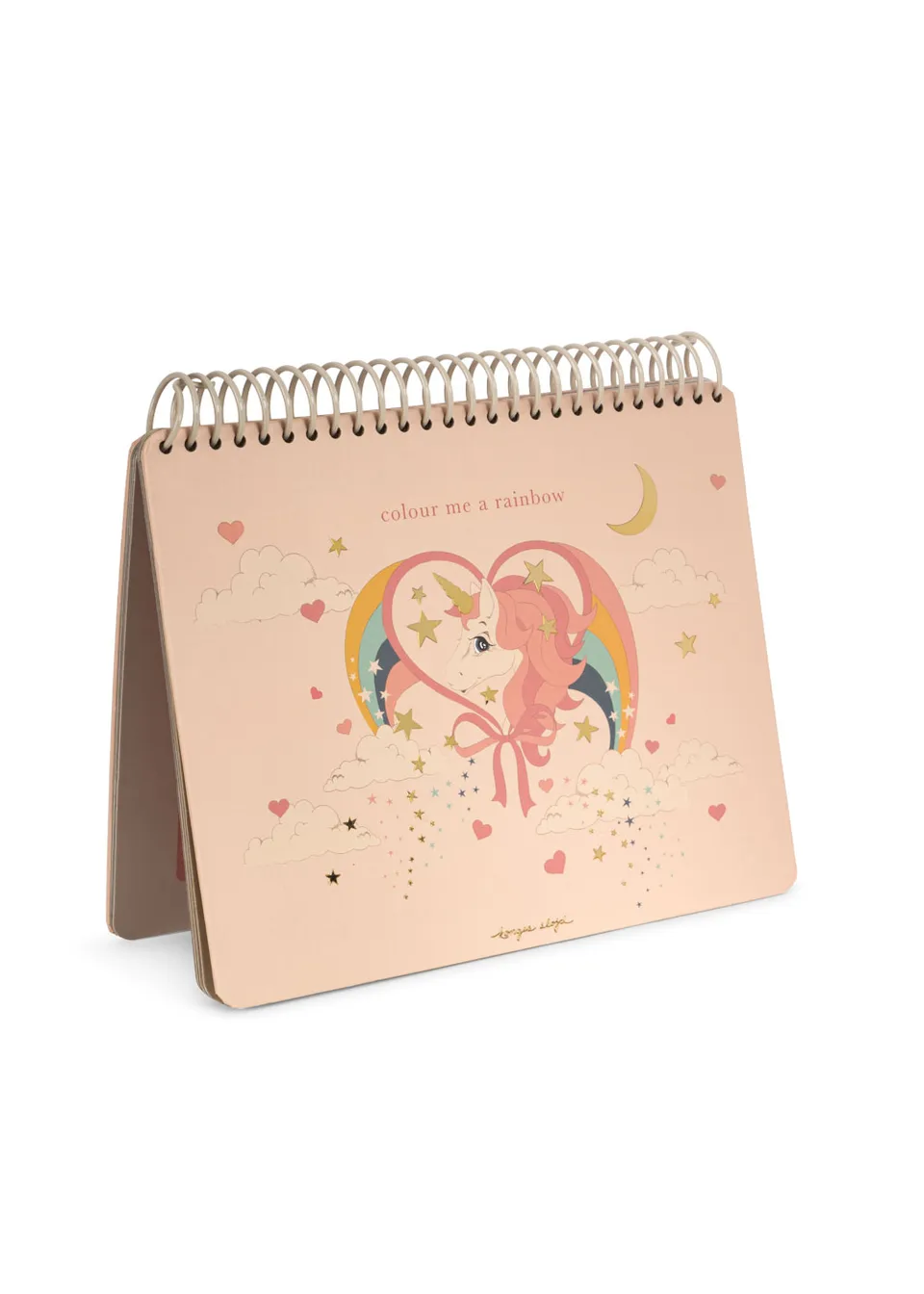 Konges Slojd Water Book libro magico acqua unicorno 6 pagine