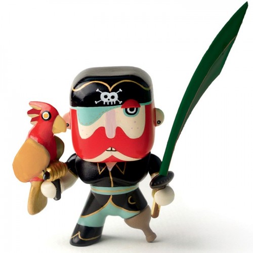 Djeco Arty Toys Sam Parrot figura vinile pirata