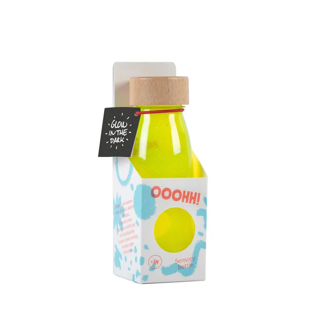 Petit Boum Float bottiglia sensoriale gialla fluo calmante 250 ml