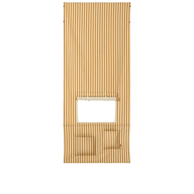 Ferm Living Kids Kiosk telo teatrino cotone righe senape