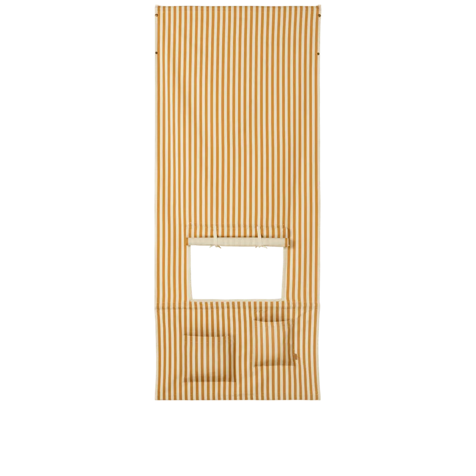 Ferm Living Kids Kiosk telo teatrino cotone righe senape