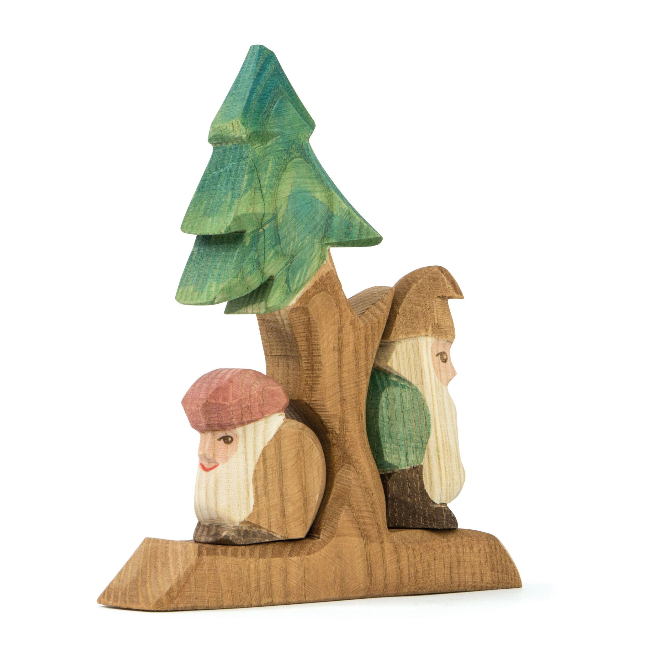 Ostheimer Tannenzwerge figure legno 3 pezzi