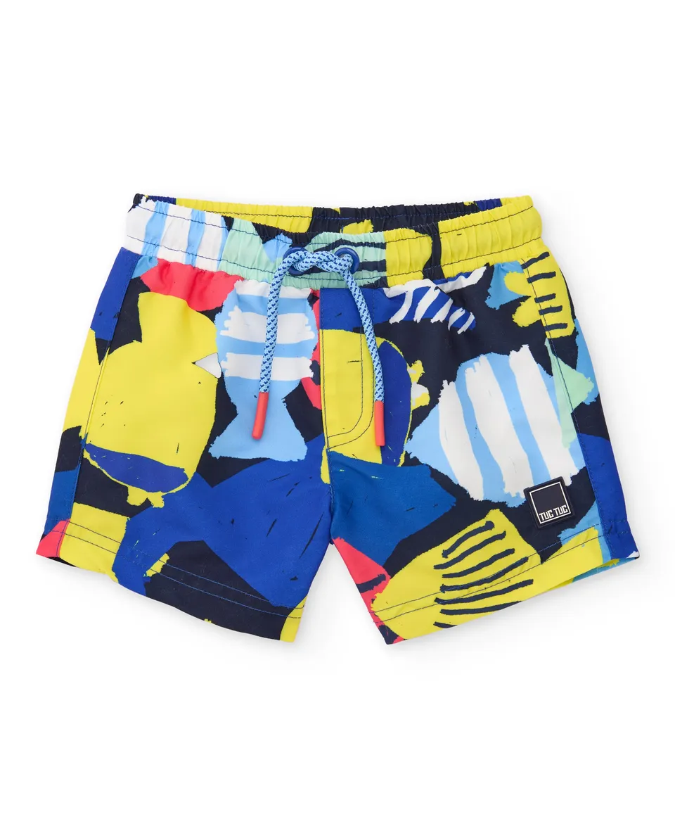 Tuc Tuc costume bambino astratto blu rapido