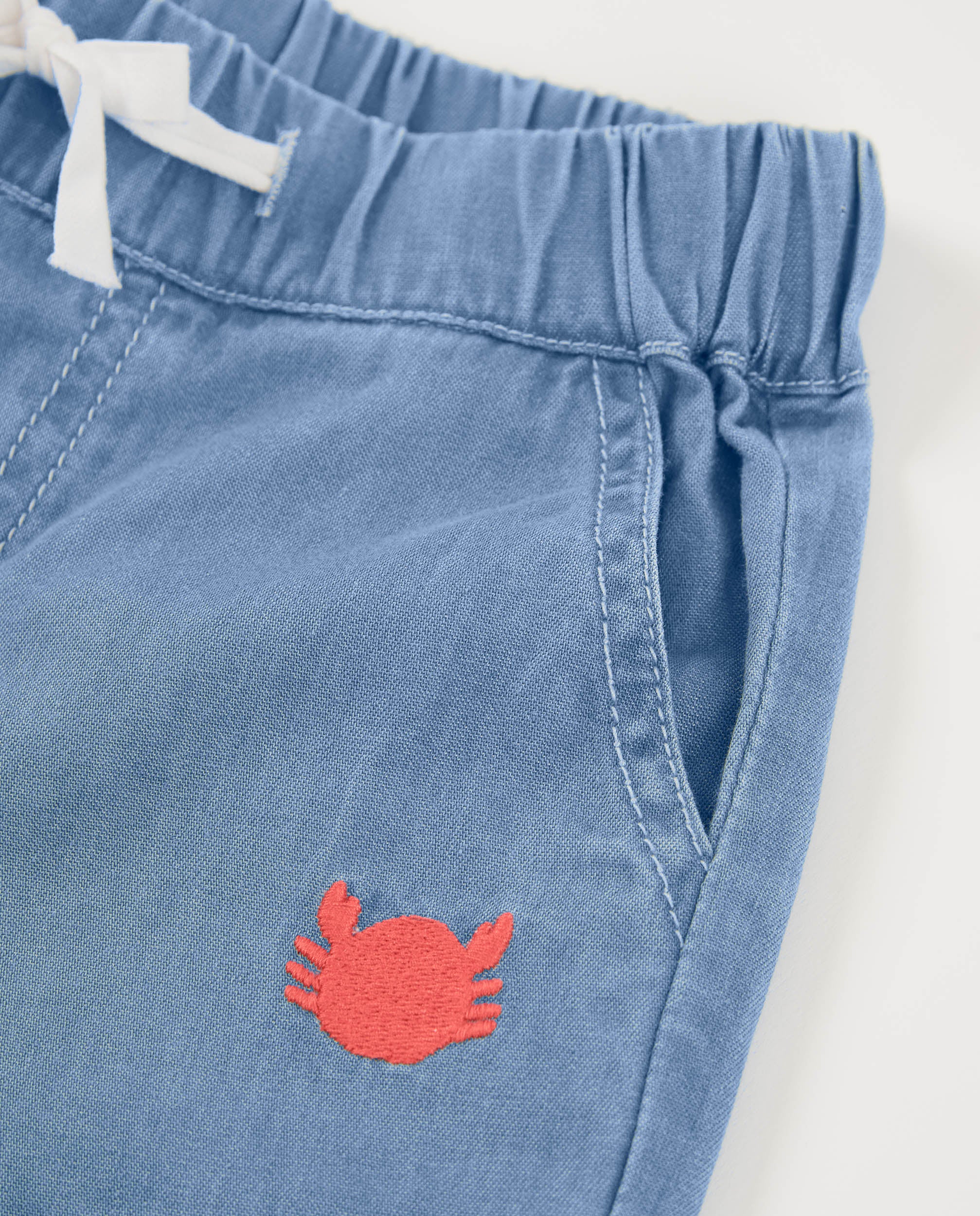 Tuc Tuc bermuda bambino denim leggero blu tasche