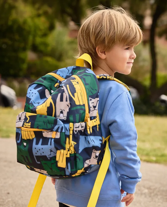 Tuc Tuc zaino bambino blu stampa tigre