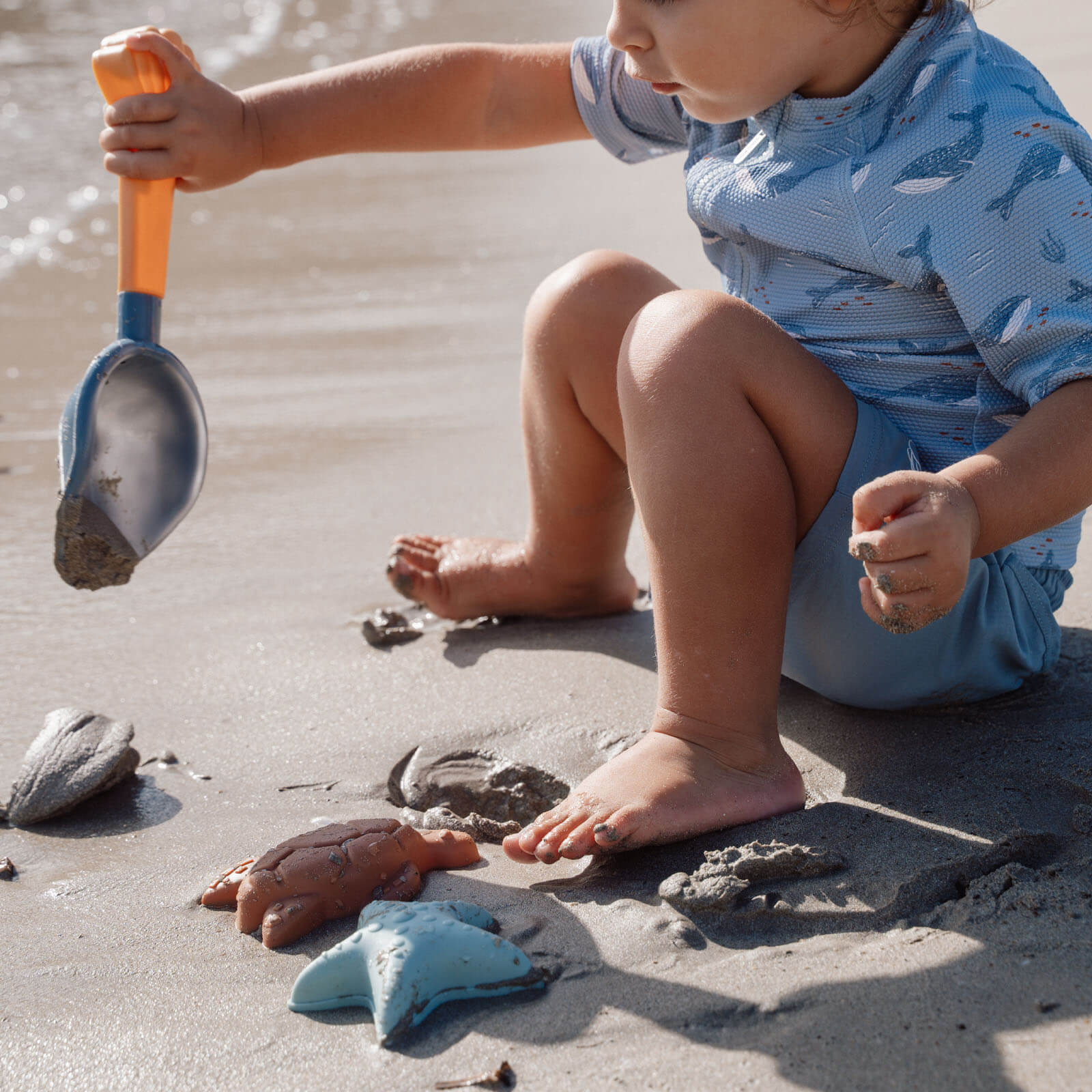 Little Dutch Boat set spiaggia paletta e formine 3 pezzi