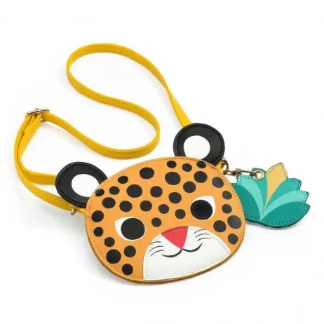 Djeco Animal bag Cheetah borsetta tracolla con portamonete