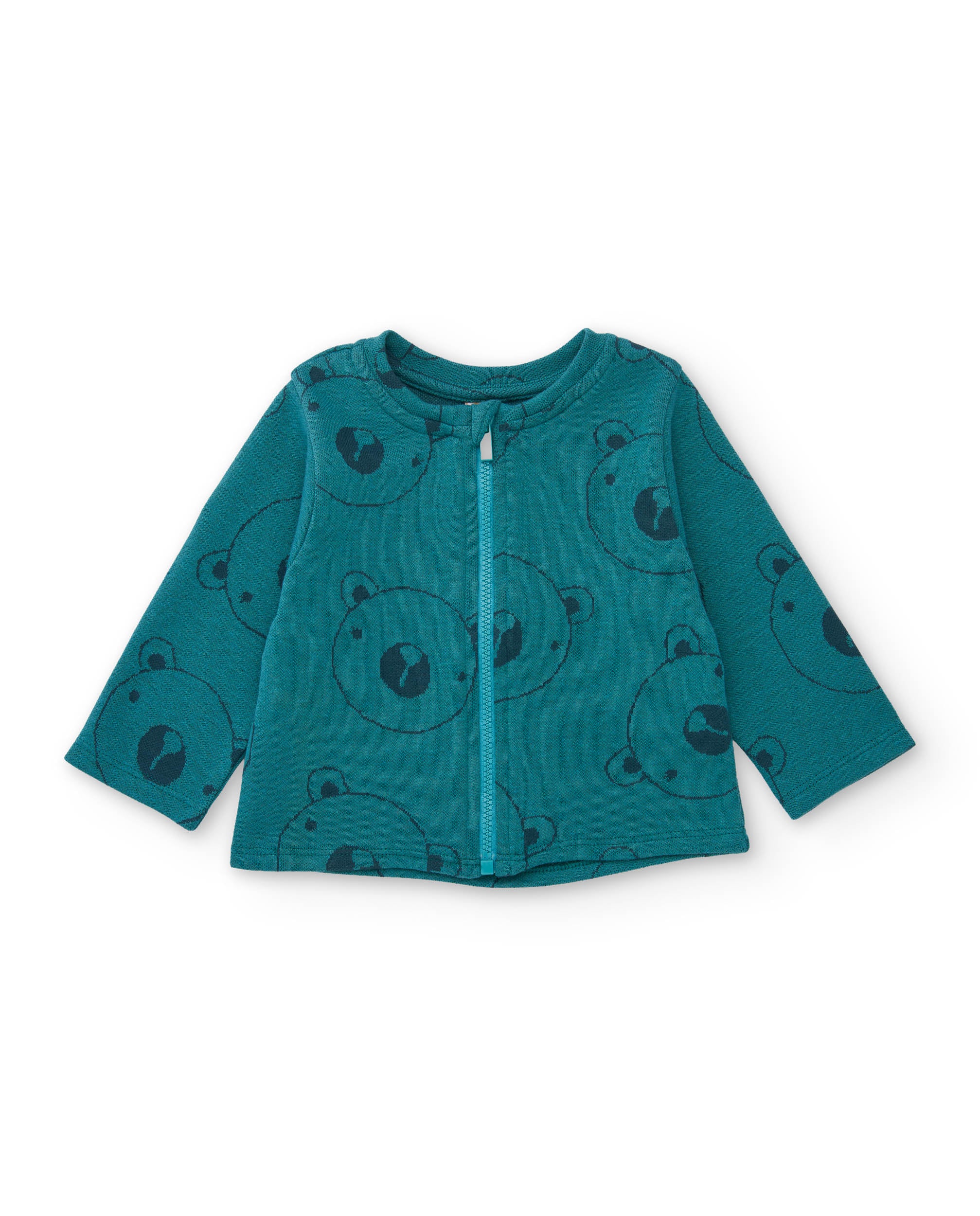 Tuc Tuc completo neonato 3 pezzi verde orso