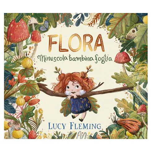 Emme Edizioni Flora Minuscola Bambina Foglia libro 3 anni