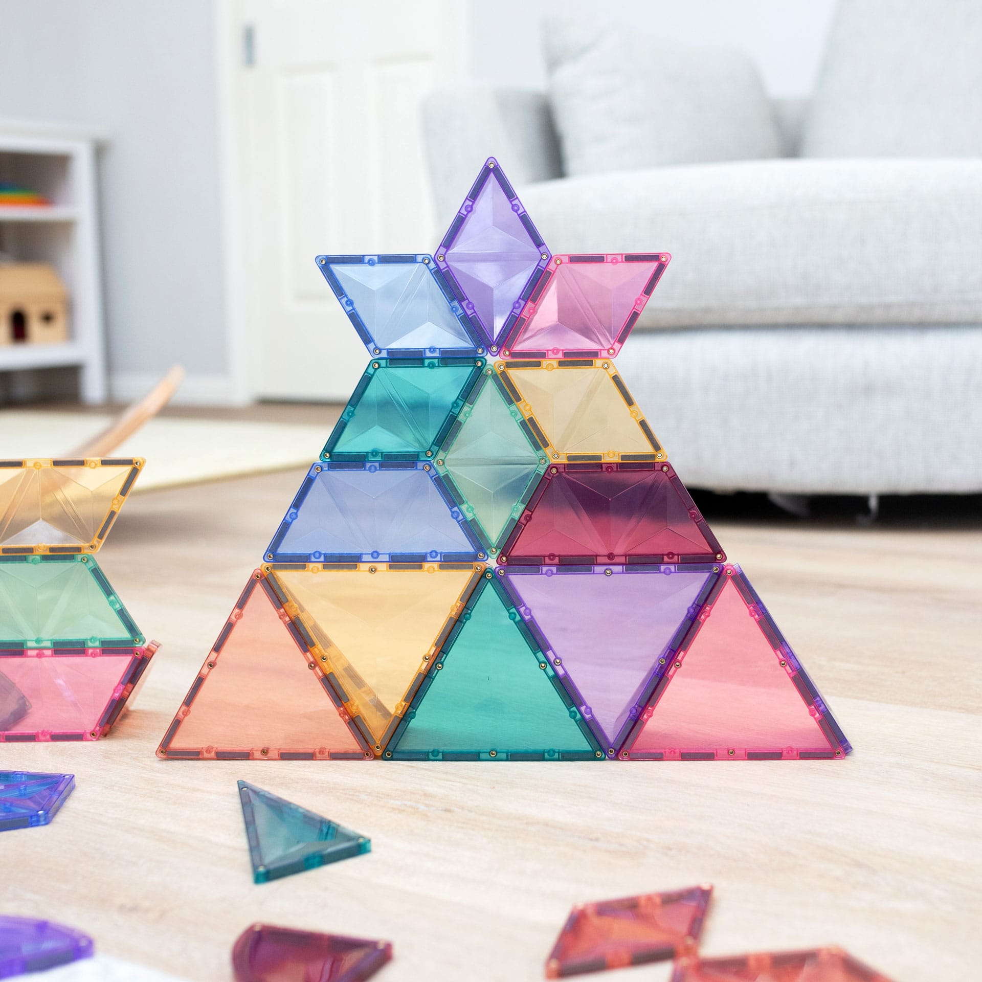 Connetix Pastel Shape Expansion costruzioni magnetiche 48 pezzi