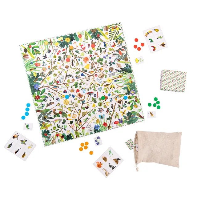Moulin Roty Le Jardin Gioco di Osservazione 2 in 1 da Tavolo