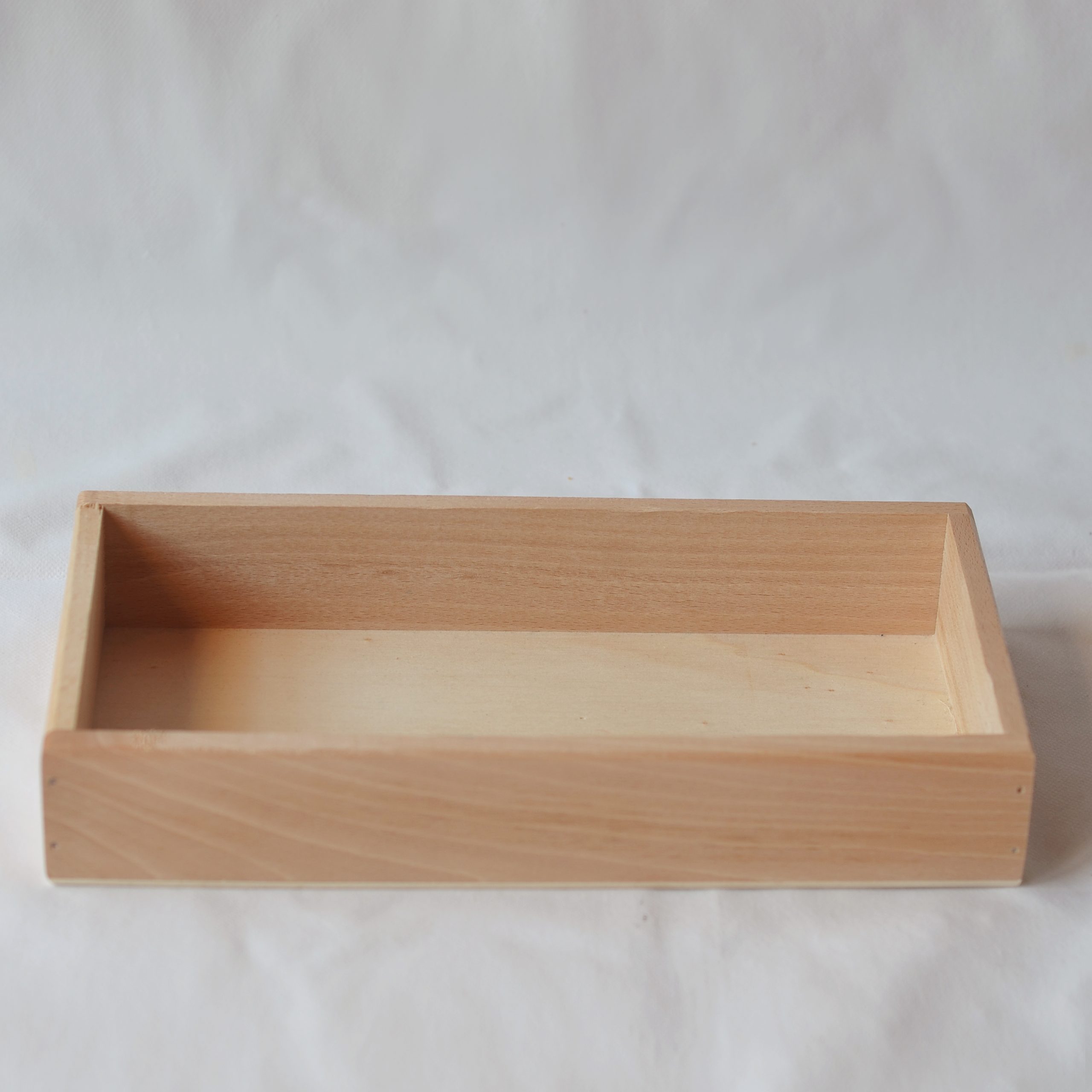 Vassoio attività Montessori legno 15x30 cm