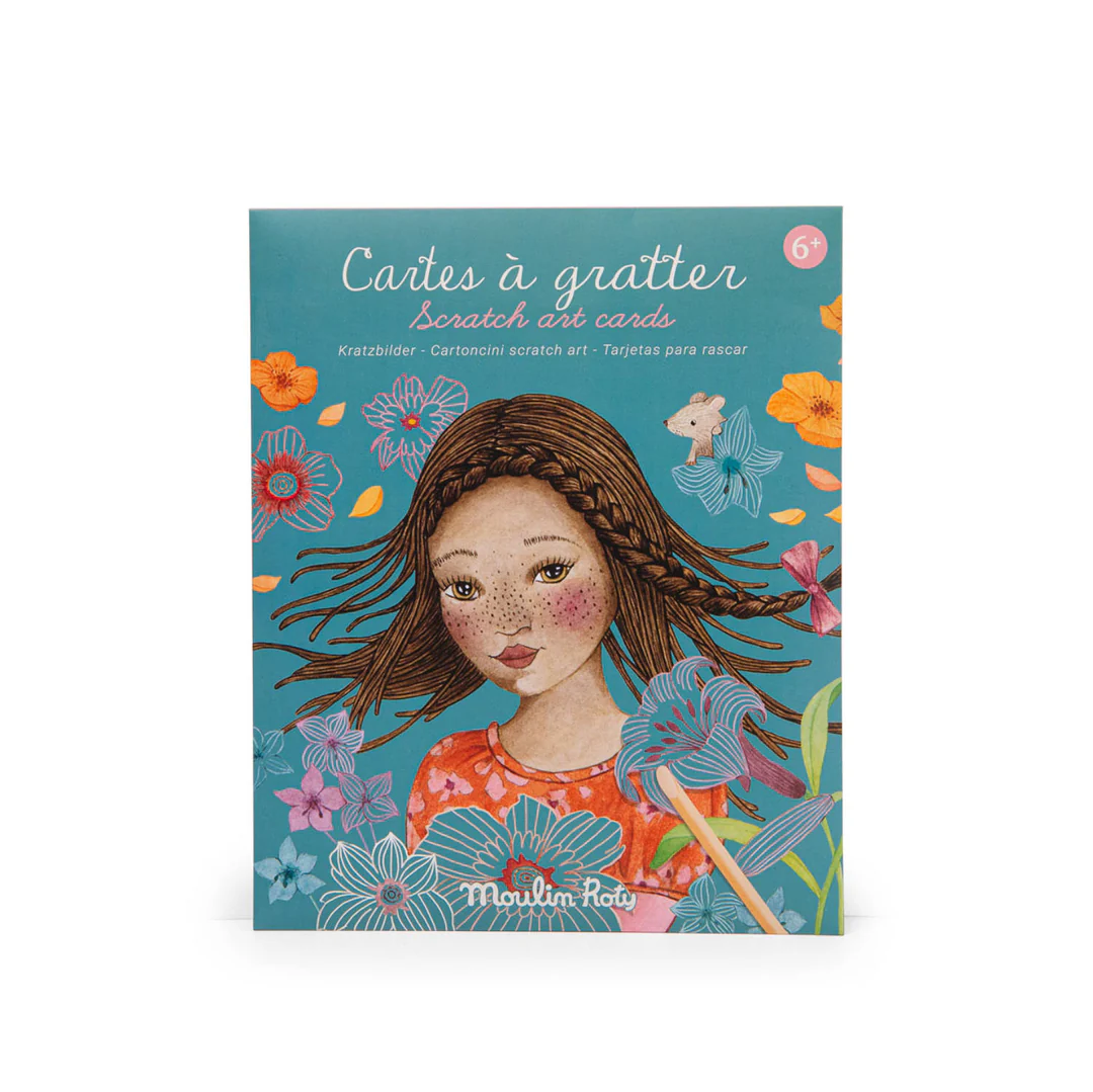 Moulin Roty Les Rosalie carte da grattare 6 cartoline