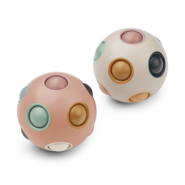 Liewood Fidget palla puzzle rompicapo rosa 2 pezzi