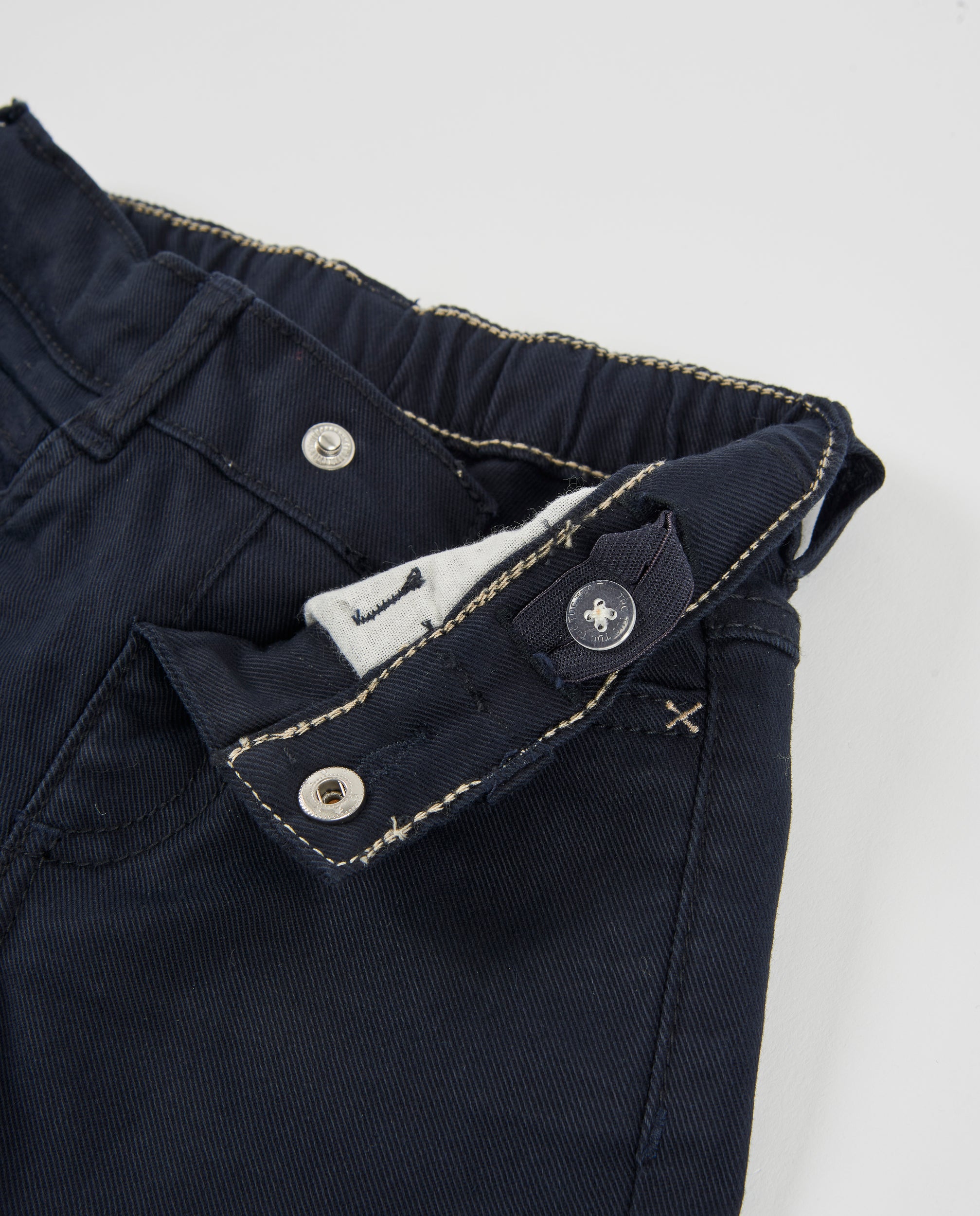 Tuc Tuc pantaloni bambino blu cotone dritti