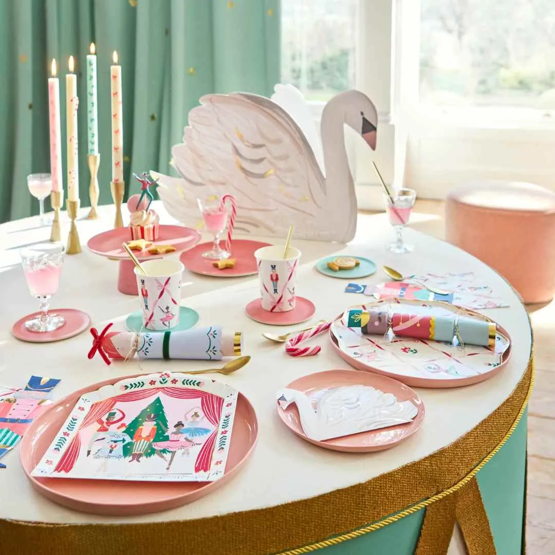 Meri Meri Schiaccianoci set 8 piatti grandi carta 27 cm