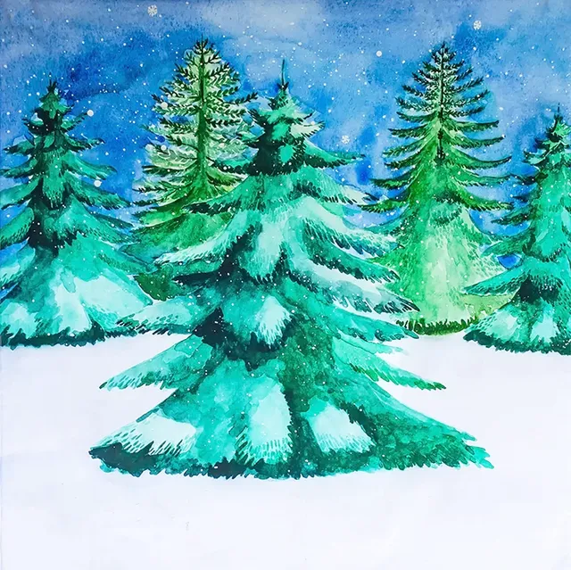 Wonderie The Christmas Tree telo gioco 100x100 cotone bio