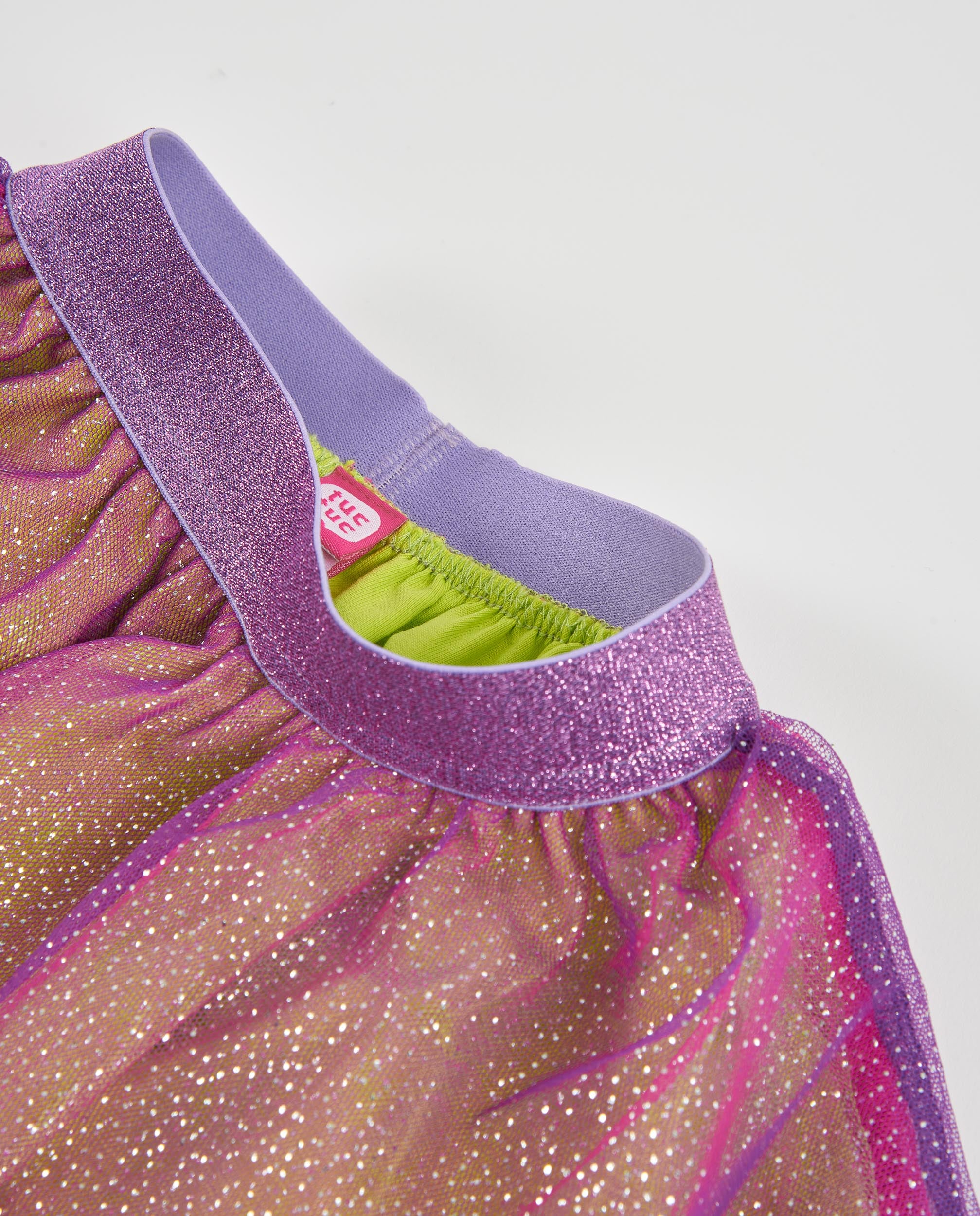 Tuc Tuc gonna bimba viola tulle multicolore