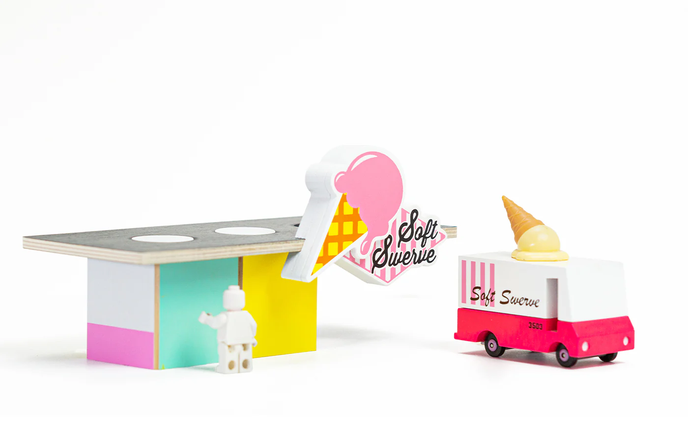 Candylab Ice Cream Shack chiosco gelati legno 23 cm