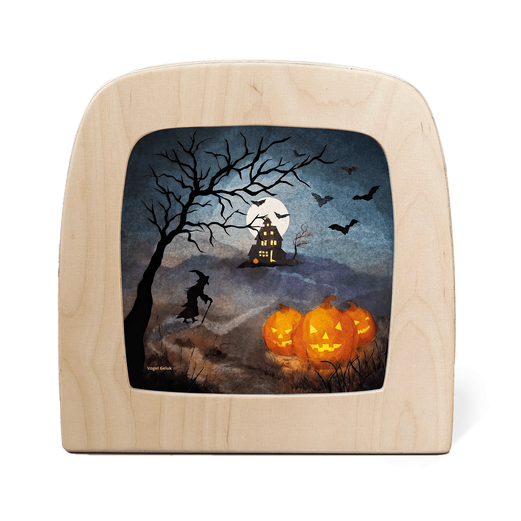 Toverlux trasparenza Halloween Vogel Geluk per lampada