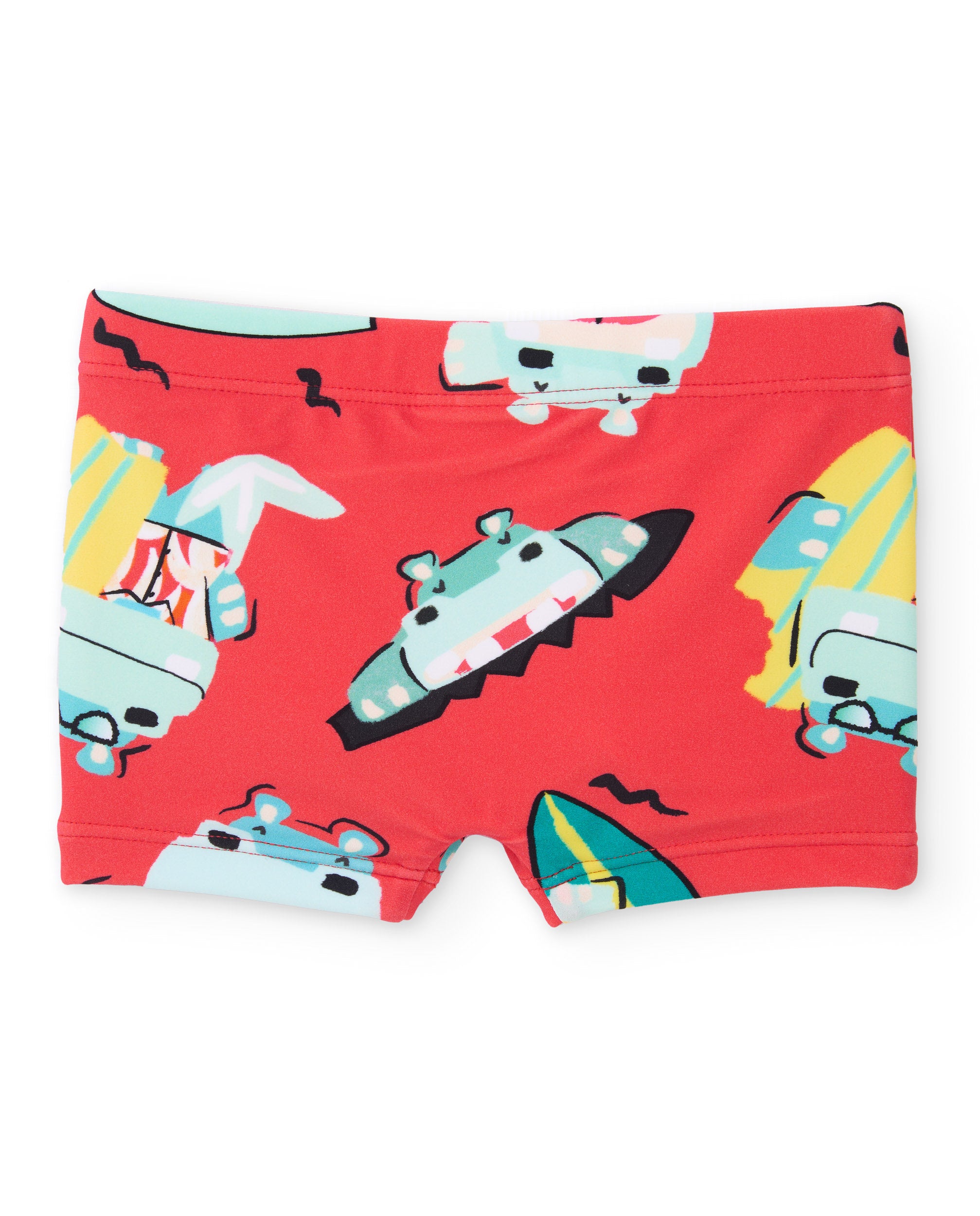Tuc Tuc boxer mare bimbo rosso stampa estiva