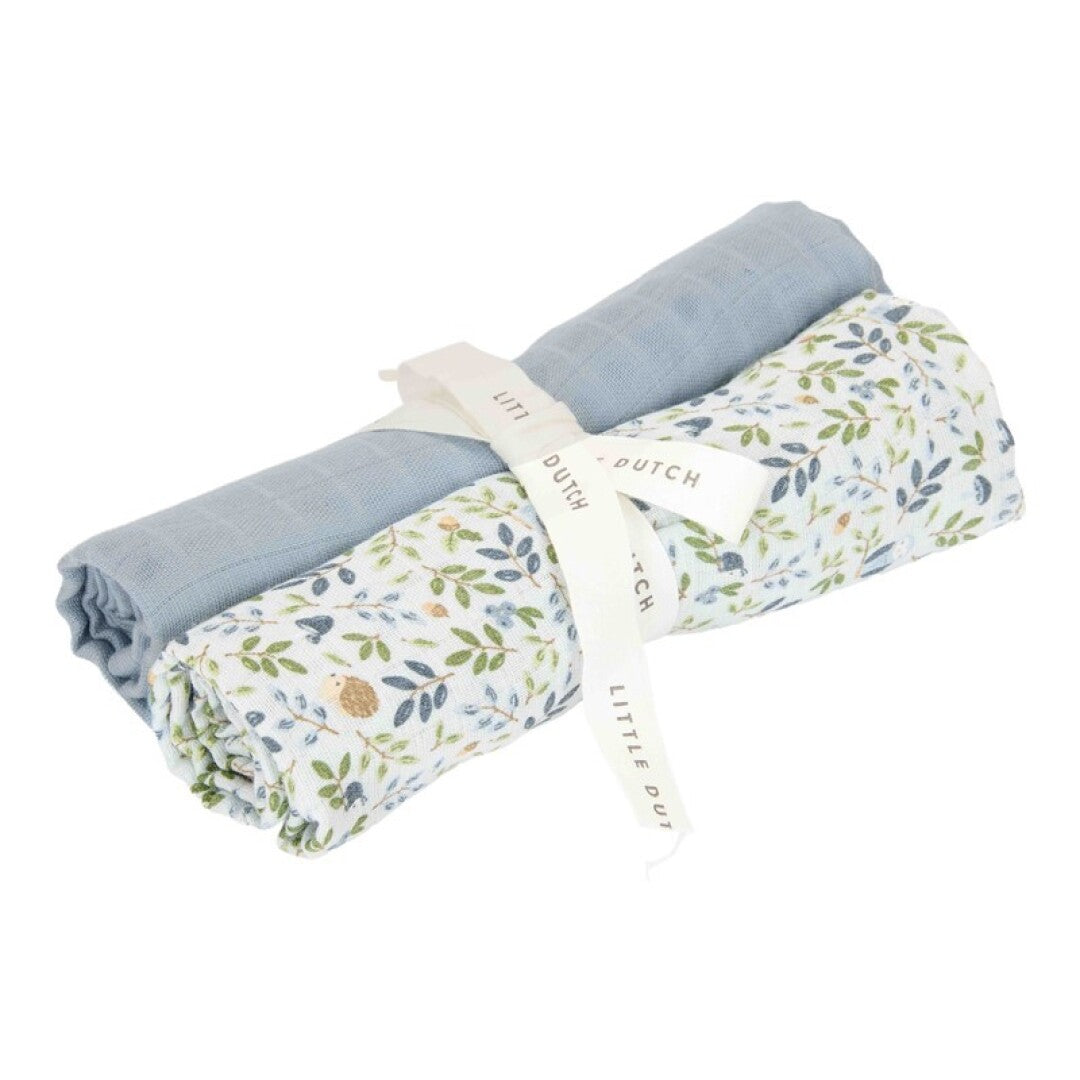 Little Dutch Forest Friends mussolina cotone 70x70 2 pezzi