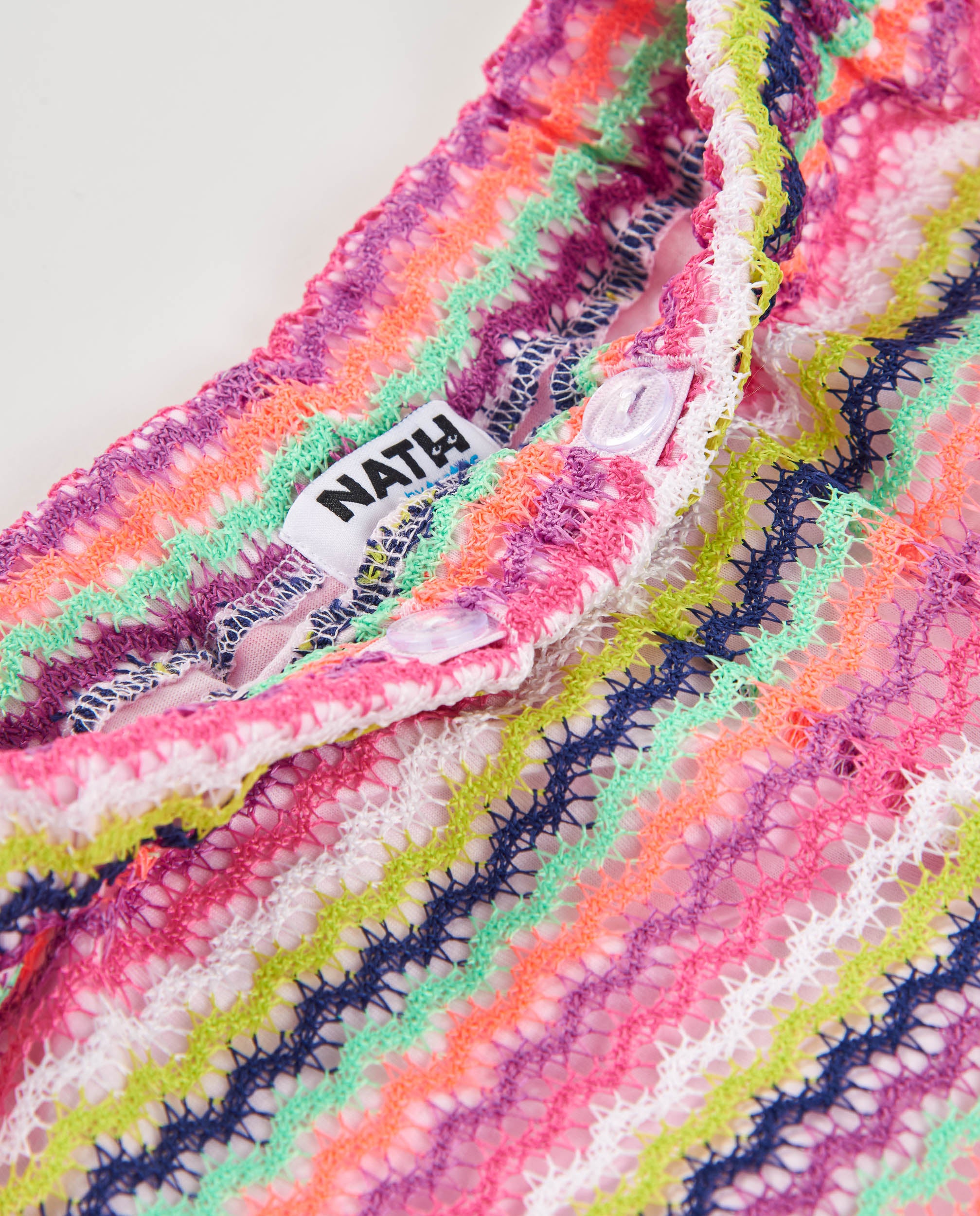 Tuc Tuc pantaloni bambina rosa fantasia zigzag larghi