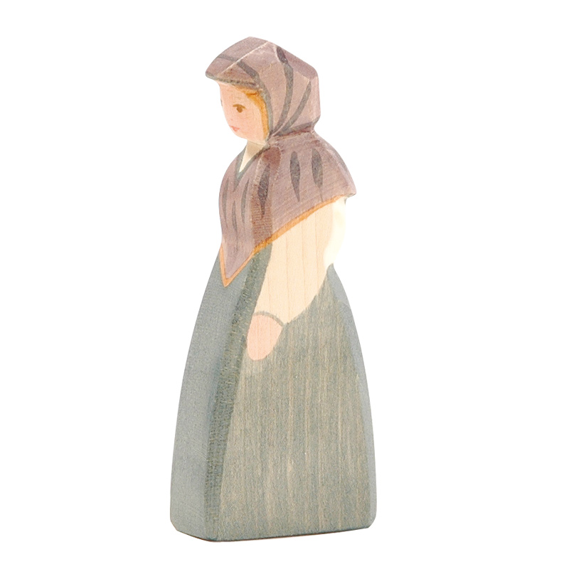 Ostheimer Signora del Mercato figura in legno 13 cm Waldorf
