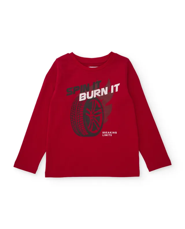 Tuc tuc Memories On Wheels maglia bimbo rossa manica lunga