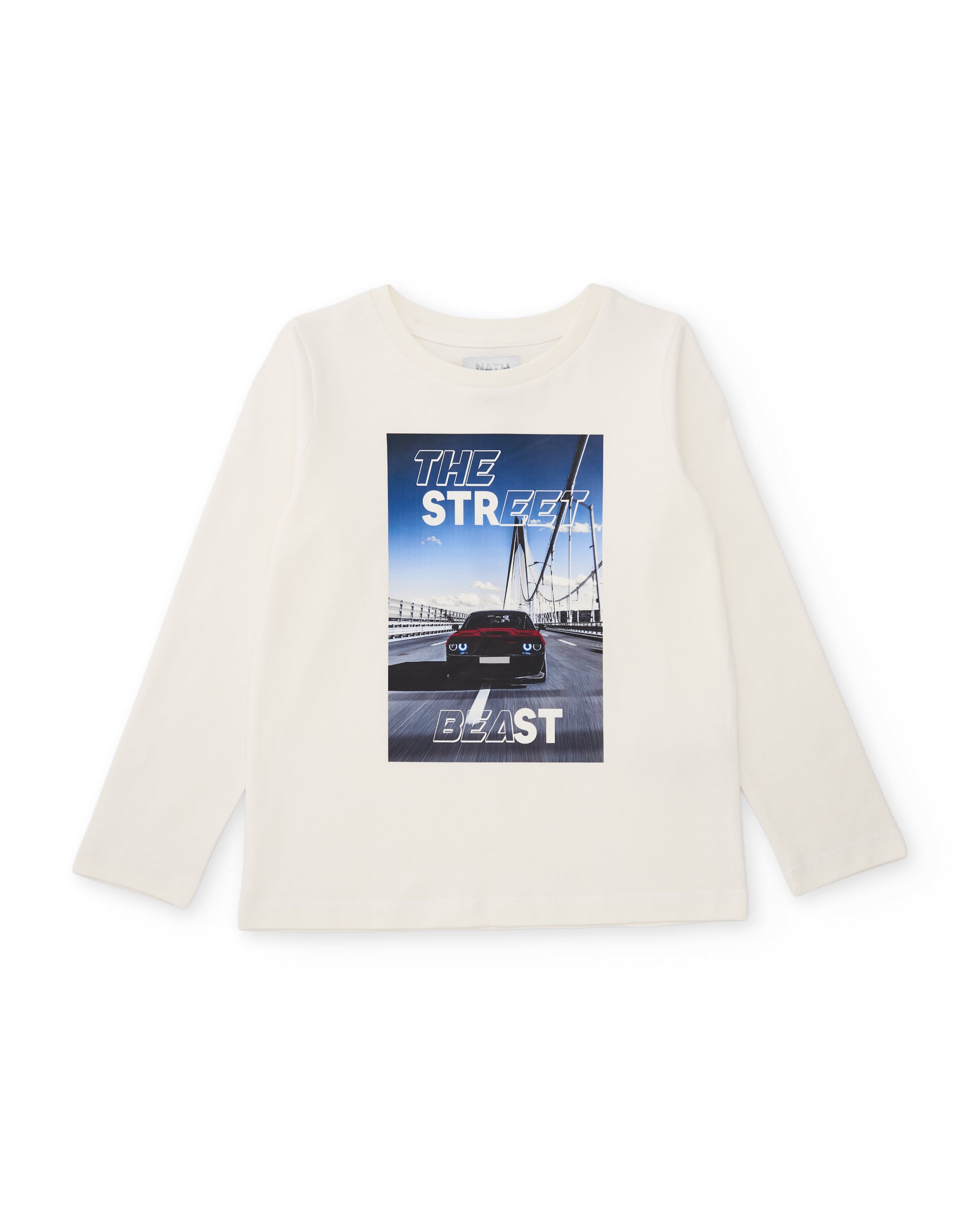 Tuc Tuc Memories On Wheels maglia bimbo bianca auto