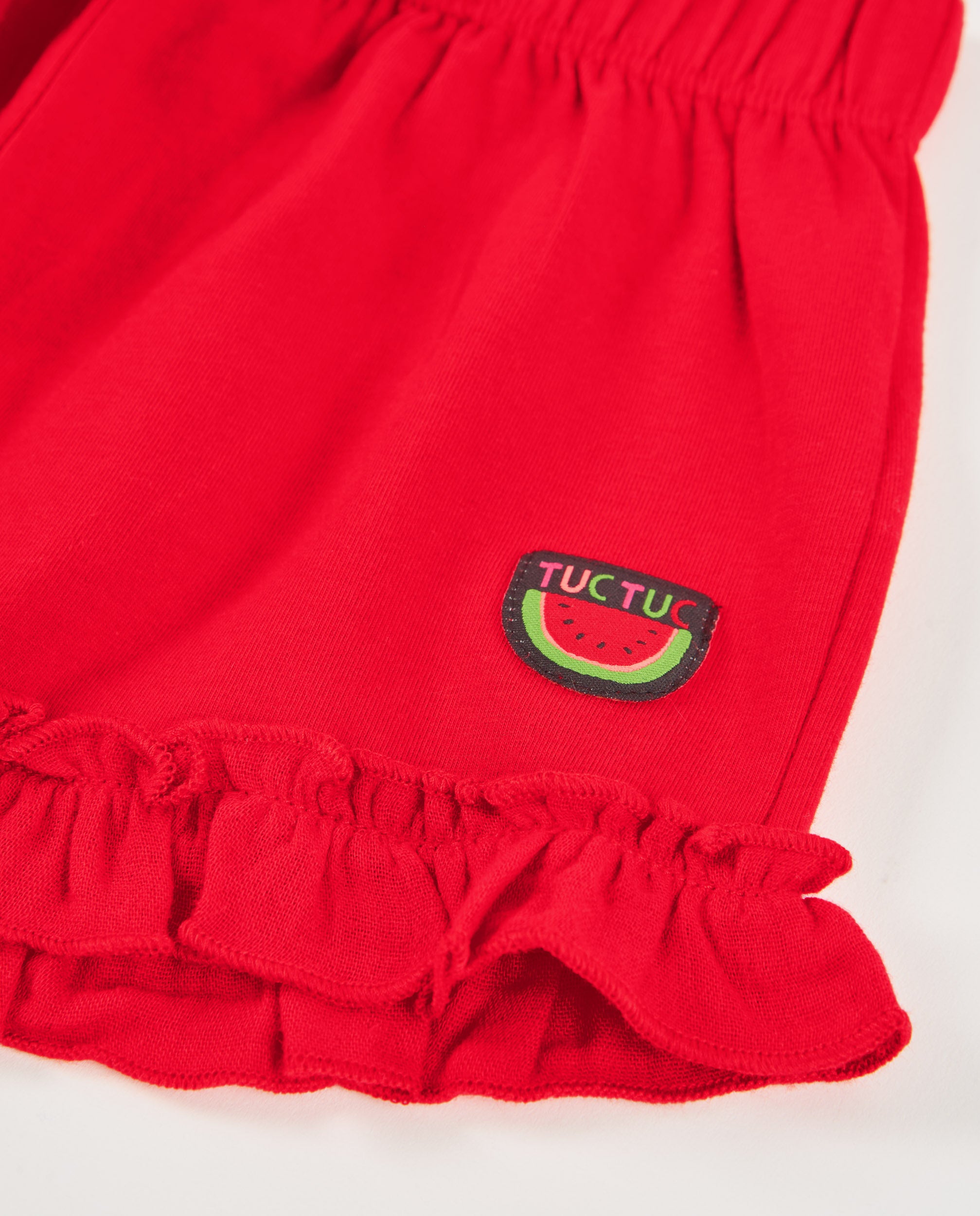 Tuc Tuc Shorts Bimba Rossi Volant Fiocco