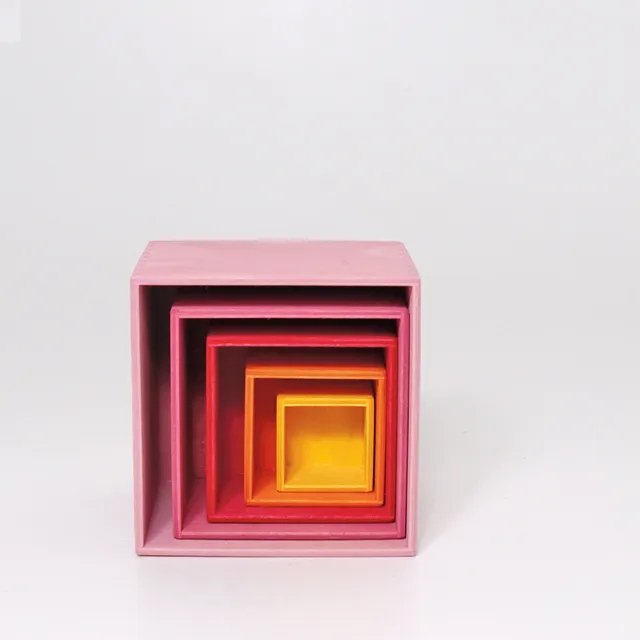 Grimm's Boxes Lollipop cubi impilabili legno 5 pezzi