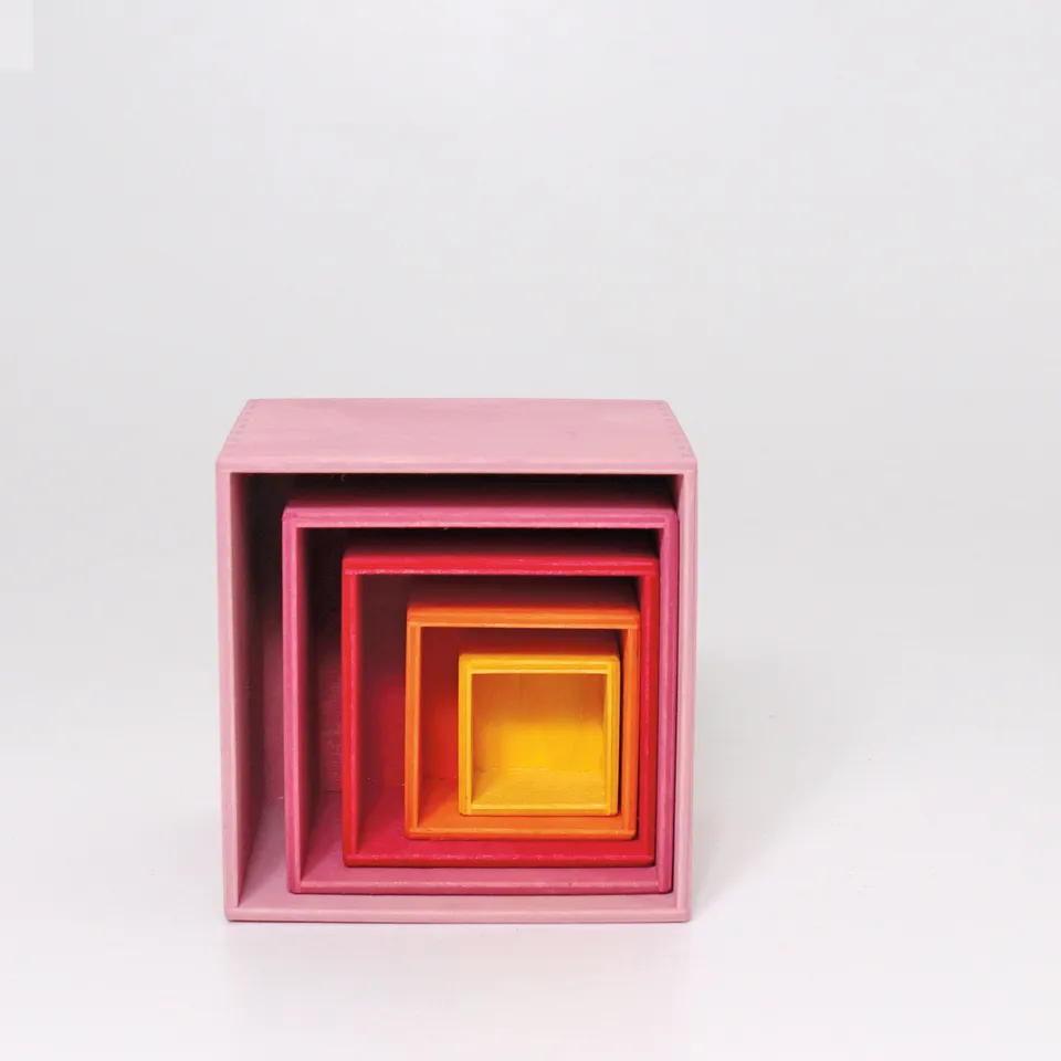 Grimm's Boxes Lollipop cubi impilabili legno 5 pezzi
